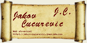 Jakov Cucurević vizit kartica